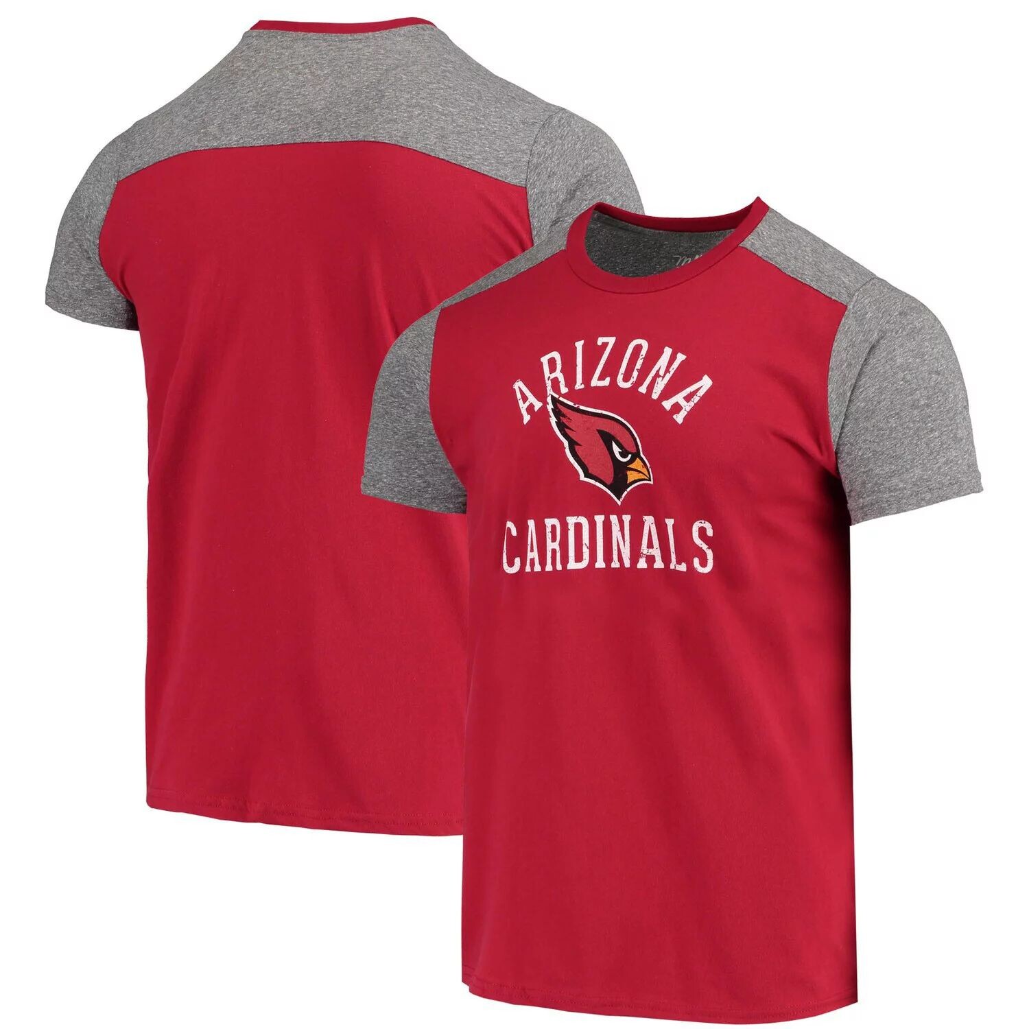 

Мужская футболка Cardinal/серая Arizona Cardinals Field Goal Slub Majestic