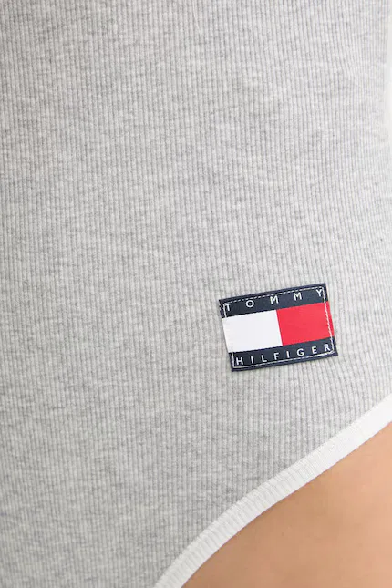 Боди Tommy Hilfiger, серый — фото 4