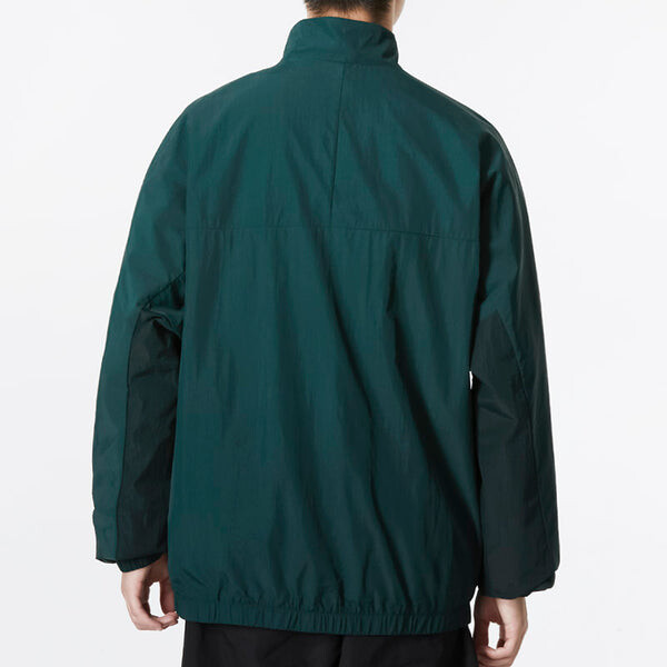 Куртка Men's adidas Mh Bp3 Wvjkt Athleisure Casual Sports Logo Stand Collar Woven Jacket Autumn Dark Green, зеленый — фото 4