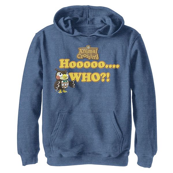 

Толстовка с капюшоном Boys 4-20 Animal Crossing Blathers Hooooo Who Licensed Character