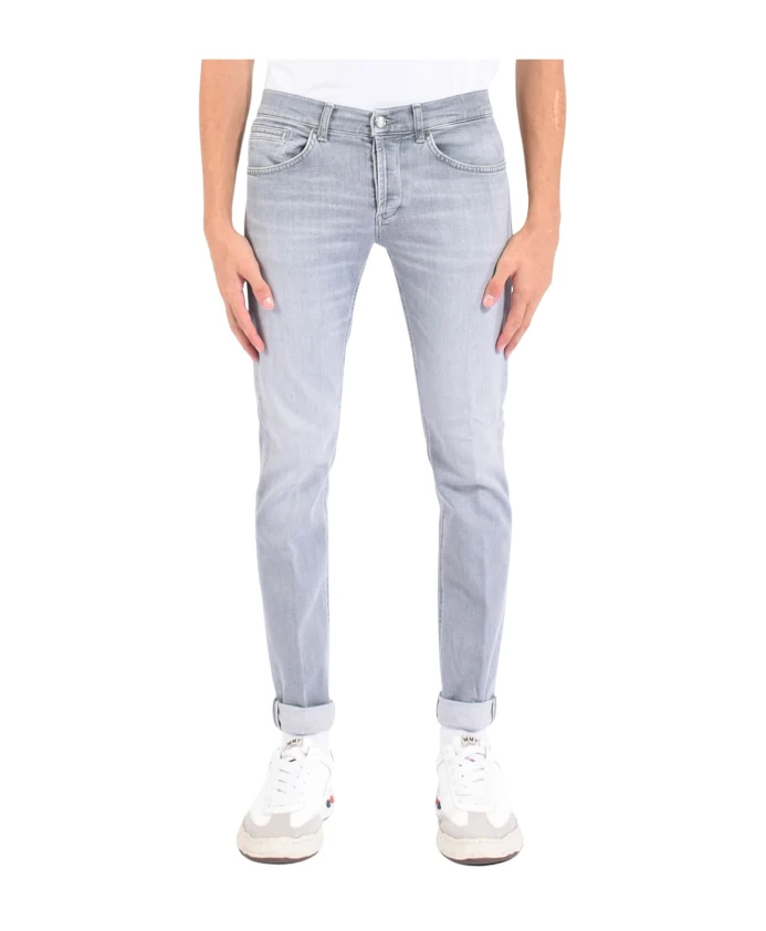 

Узкие джинсы с низкой посадкой Dondup, серый