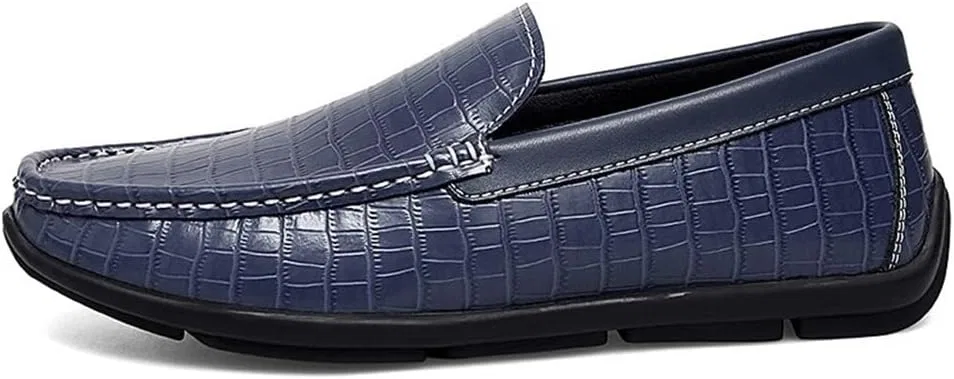 Туфли лоферы мокасины Slip-On Prom Loafers, синий HBNCFTI — фото 2