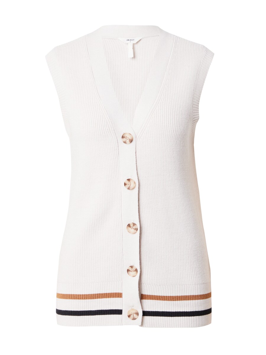 

Вязаный кардиган OBJECT Knitted Vest OBJBLAKSY, белый