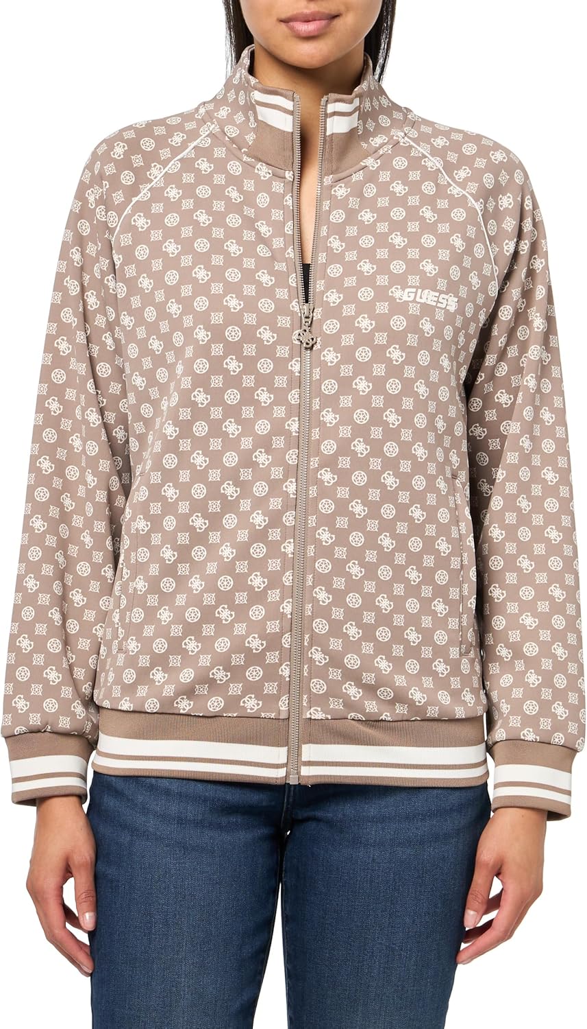 

Женский флисовый худи GUESS Eco Aggie с молнией, Aop A920/G6K5 Ologram