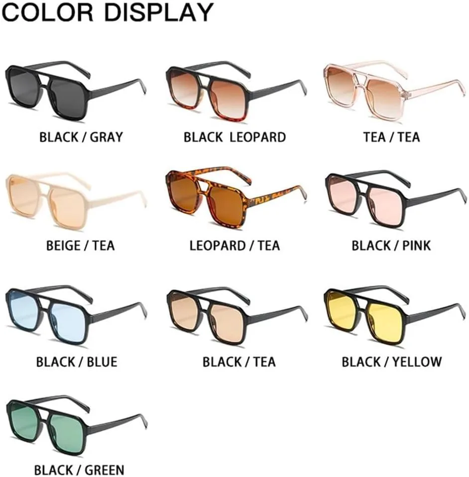 

Женские солнцезащитные очки с двойной перемычкой, защитой от УФ-излучения UV400, в ярких цветах, для занятий спортом на открытом воздухе, бега и езды Generic, 07