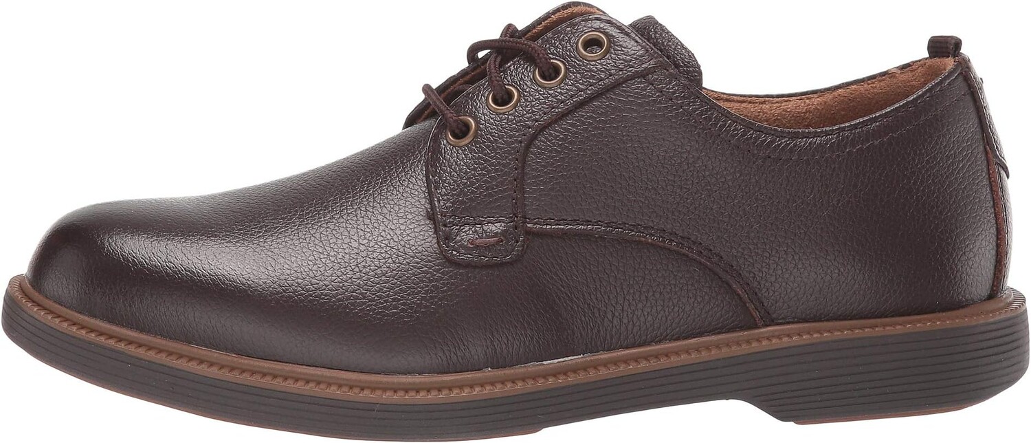 Оксфорды Supacush Plain Toe Ox, Jr. Florsheim, цвет Brown Milled Leather/Brown Sole — фото 4