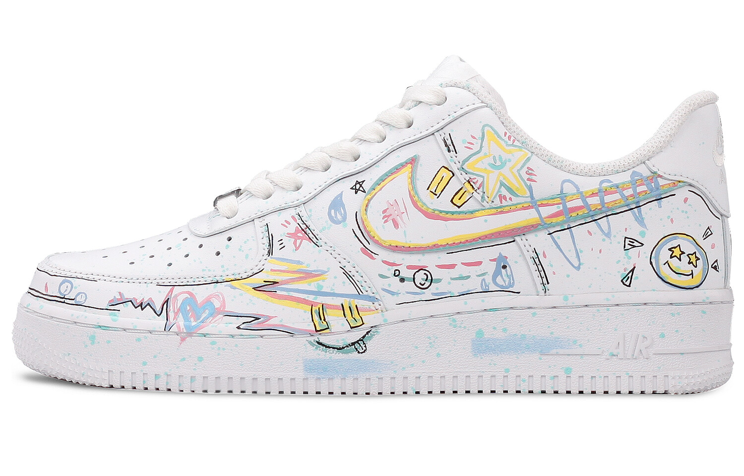 

Кроссовки Nike Air Force 1 Skateboard Shoes Men Low-Top White, Белый, Кроссовки Nike Air Force 1 Skateboard Shoes Men Low-Top White