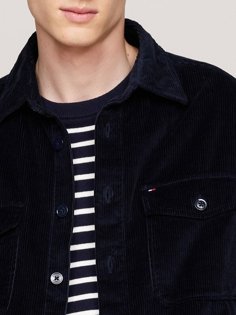 Рубашка Tommy Hilfiger Loose fit, темно-синий — фото 3