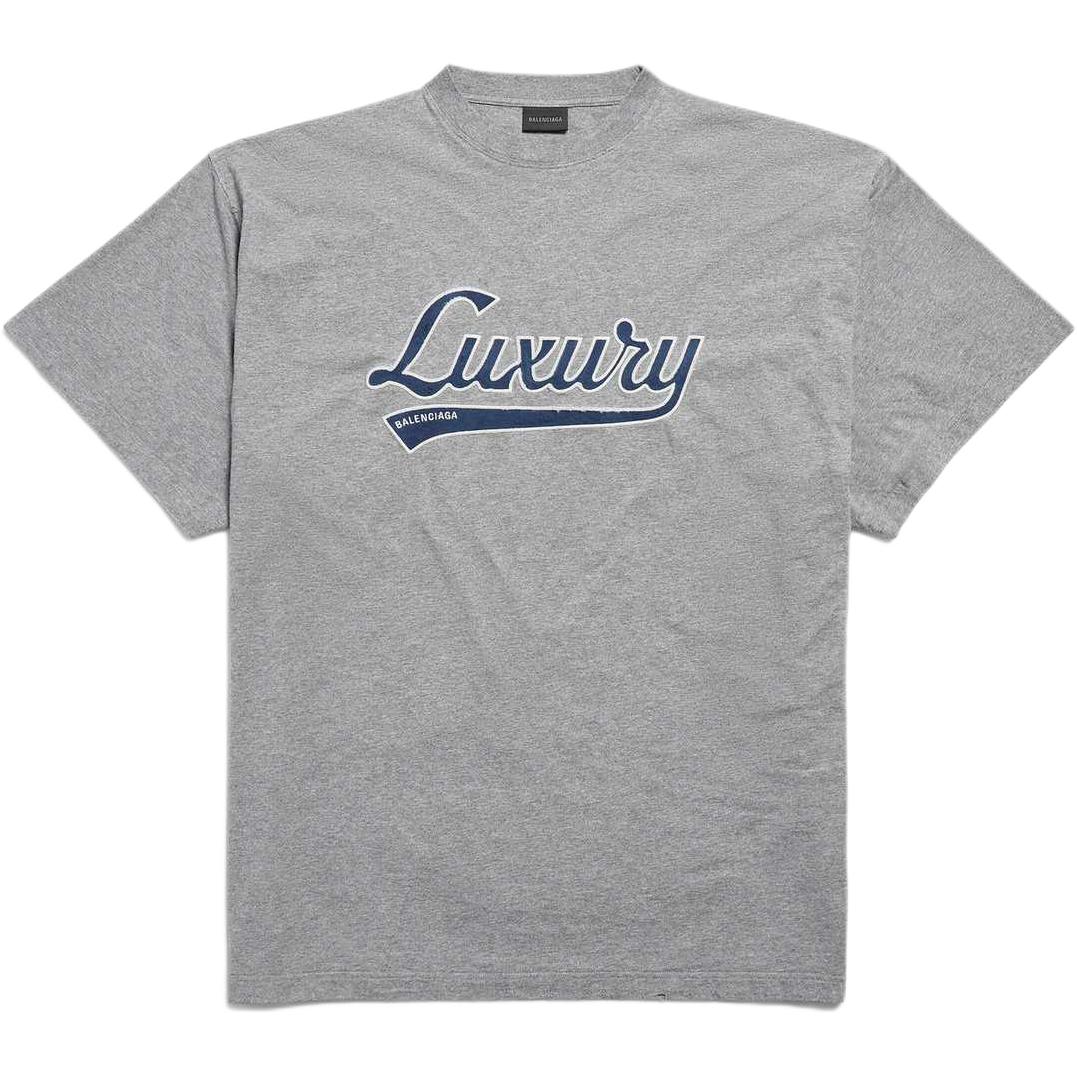 

Футболка свободного кроя men's Balenciaga, серый