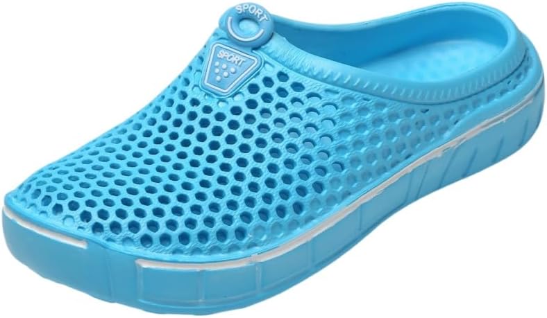 

Легкие мужские сандалии - дышащая сетчатая конструкция, комфортные садовые туфли с самоклеящейся подошвой EVA, мягкая подошва, подходят для пляжа и повседневной носки Hoalox, синий