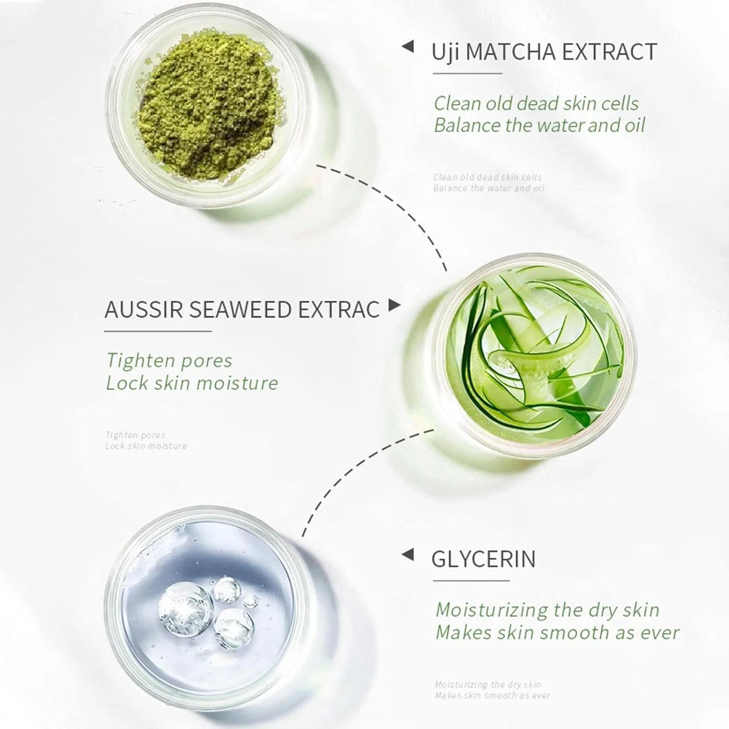 Скраб для лица и тела Matcha Facial Scrub Exfoliator Gel, 1 шт — фото 3