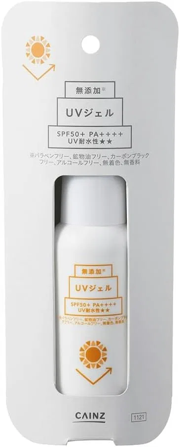 Солнцезащитный гель CAINZ без добавок SPF50+ PA++++ 100 г белый