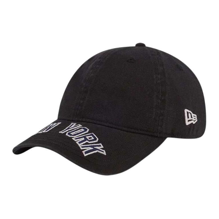 

New Era Хлопковая бейсболка унисекс черная, Black