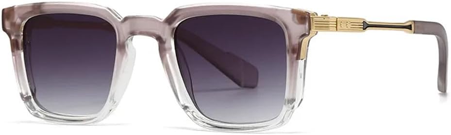 

Солнцезащитные очки UV400 с градиентной расцветкой в ​​стиле панк для вождения, для женщин и мужчин, для бега и занятий спортом на открытом воздухе UYPTK, Purple Clear Gray