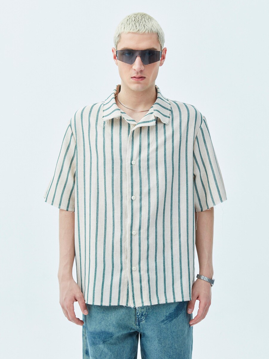 

Рубашка на пуговицах Comfort fit VAMOS CLO, цвет Emerald/Pastel green