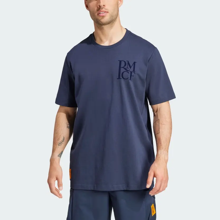 Футболка Real Madrid C.F мужская Adidas, темно-синий — фото 4