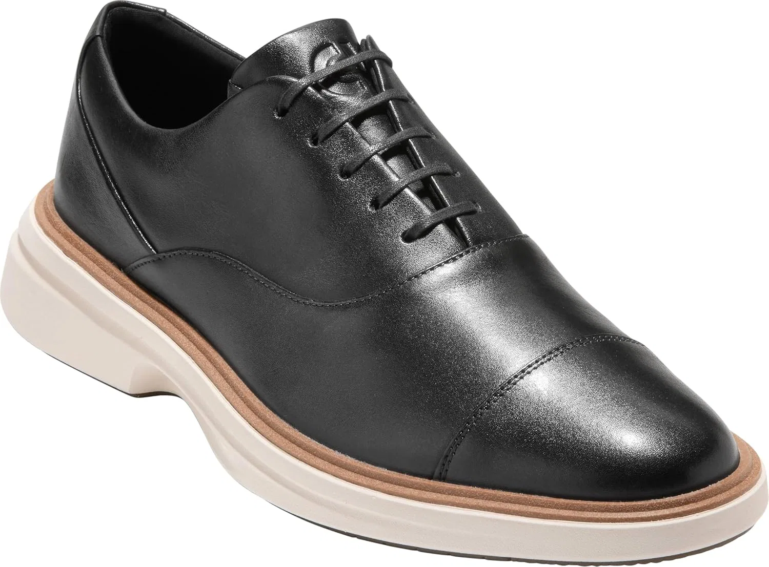 Мужские туфли Cole Haan Original Grand Cityspectre Cap Toe Oxford, Black Natural — фото 4