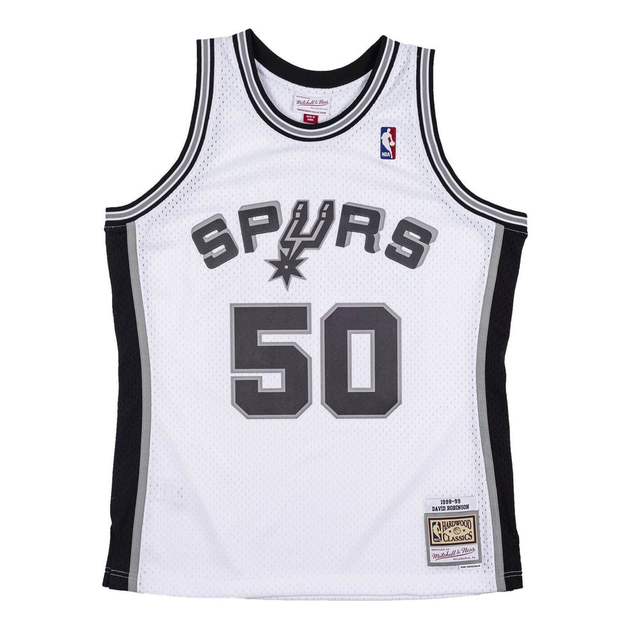 

Джерси Mitchell & Ness x NBA San Antonio Spurs 1998-99 Swingman Jersey 'David Robinson 50', белый