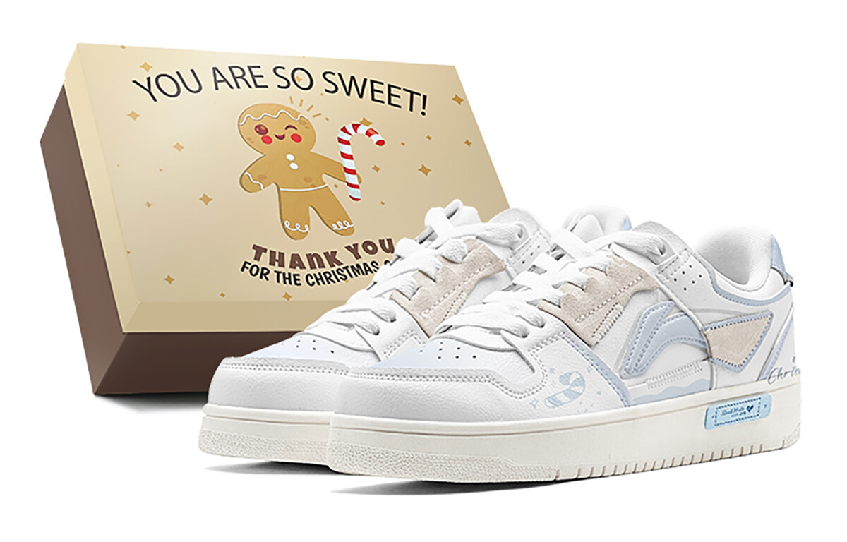 

Кроссовки LINING Skateboard Shoes Women's Low-Top White, белые, Белый, Кроссовки LINING Skateboard Shoes Women's Low-Top White, белые
