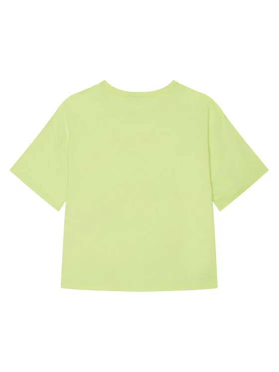 Футболка regular fit United Colors Of Benetton, желтый — фото 2