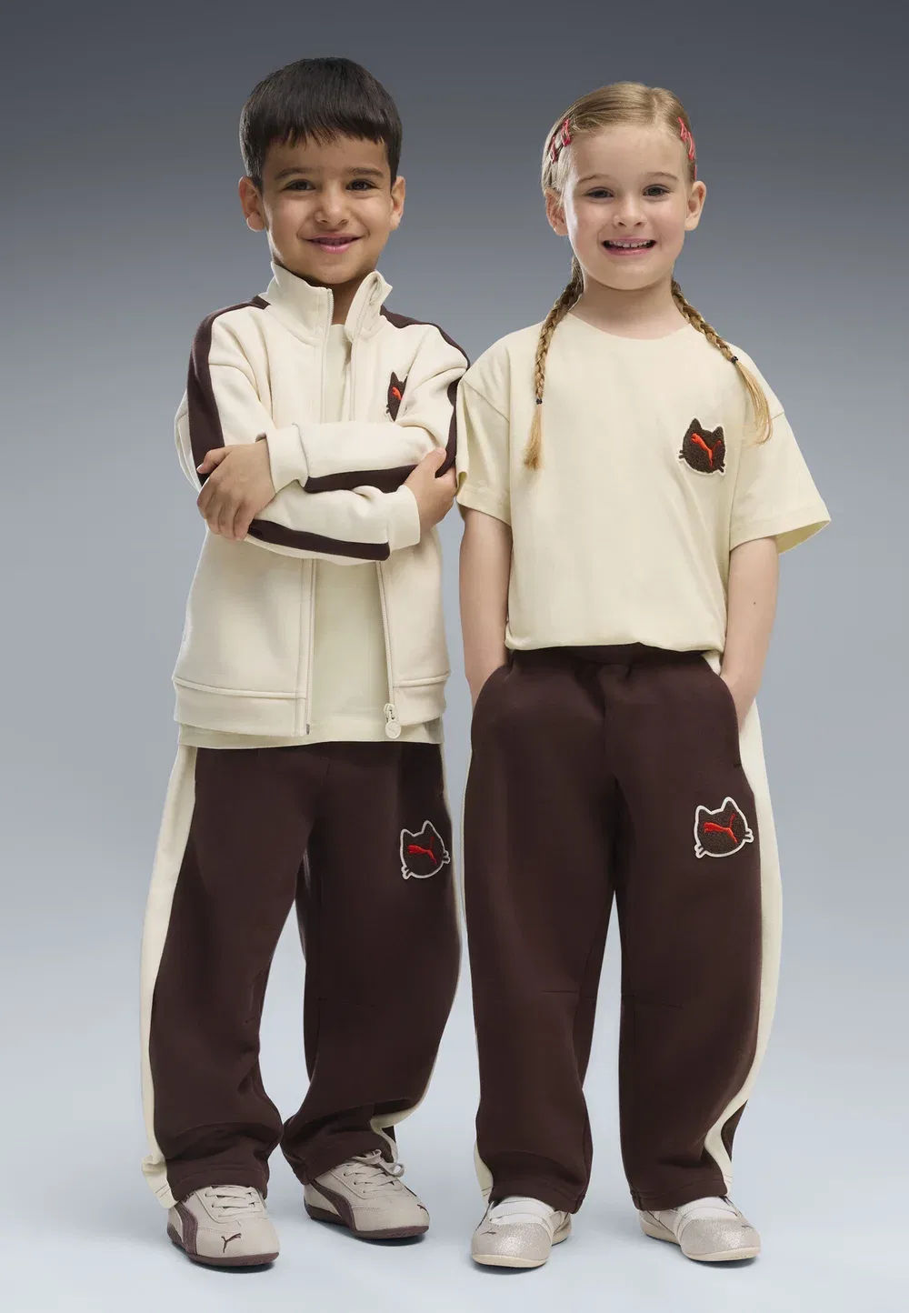Свободные спортивные штаны T7 унисекс Puma, Chocolate Fondue — фото 4