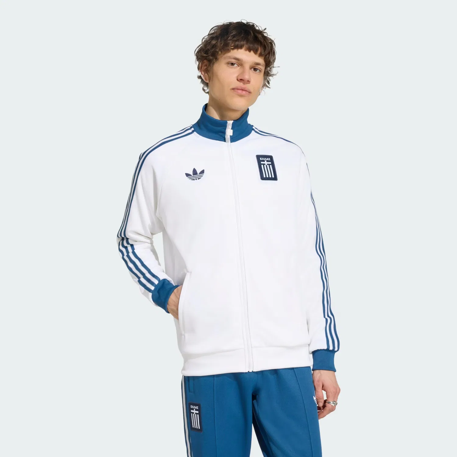 Куртка Adidas Performance Jacket белого цвета — фото 3
