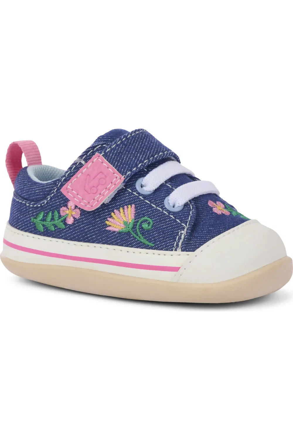 Кроссовки детские для начинающих ходоков Mini Stevie See Kai Run, Blue Denim/Garden