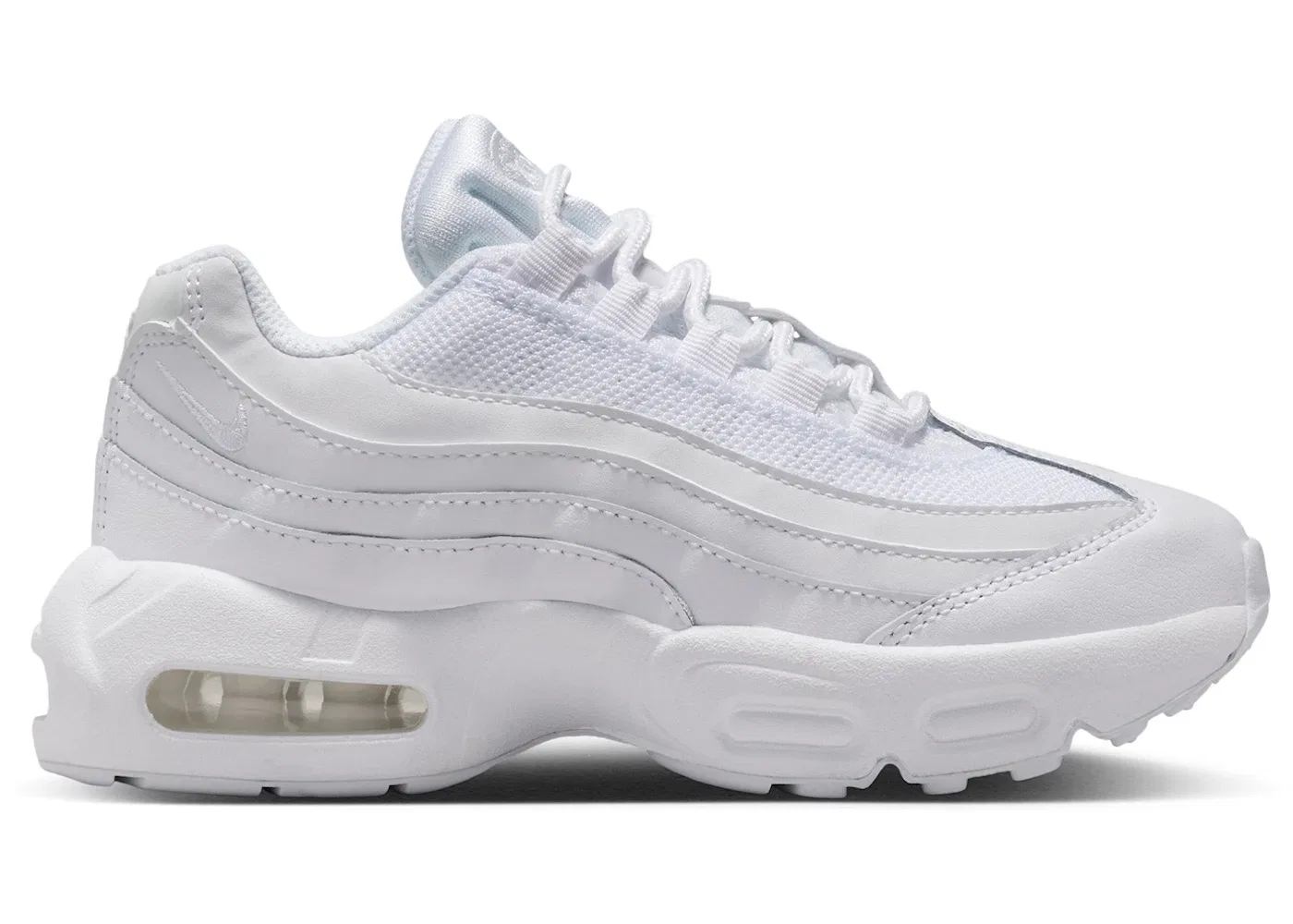 Детские кроссовки Lifestyle Nike Air Max 95 Recraft, White White Pure Platinum White
