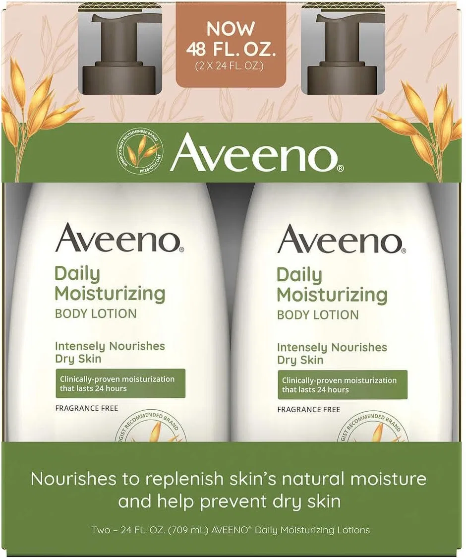 Лосьон для тела Aveeno Daily Moisturizing для сухой кожи, 2x709 мл