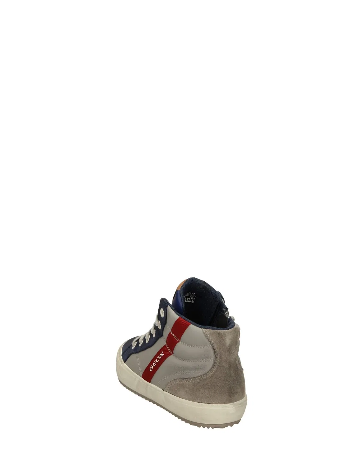 Детские кроссовки для мальчиков высокие Geox J Alonisso Boy B, Grey Blue — фото 2