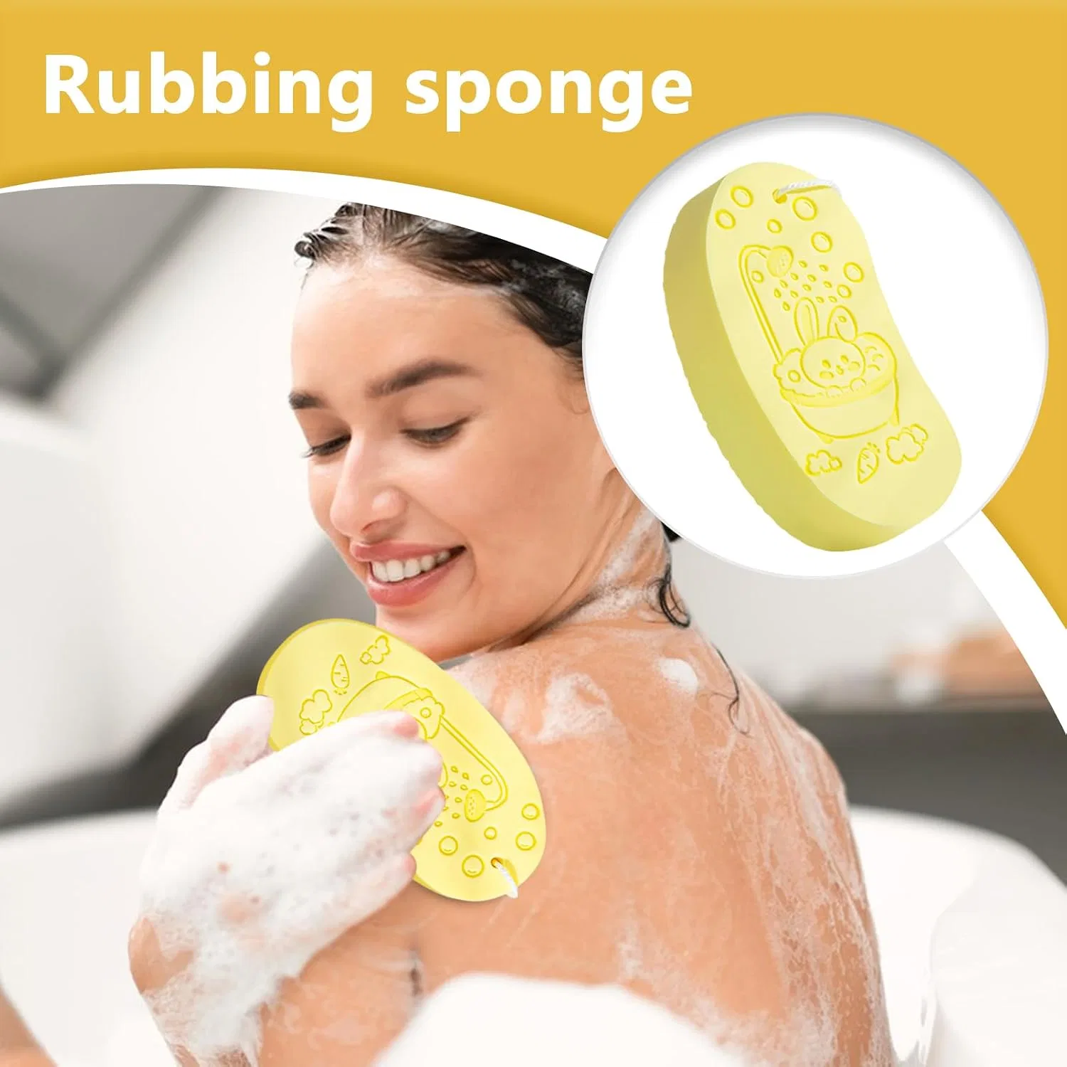 Мочалка для душа Ultra Soft Bath Sponge, Generisch, 1 шт — фото 3