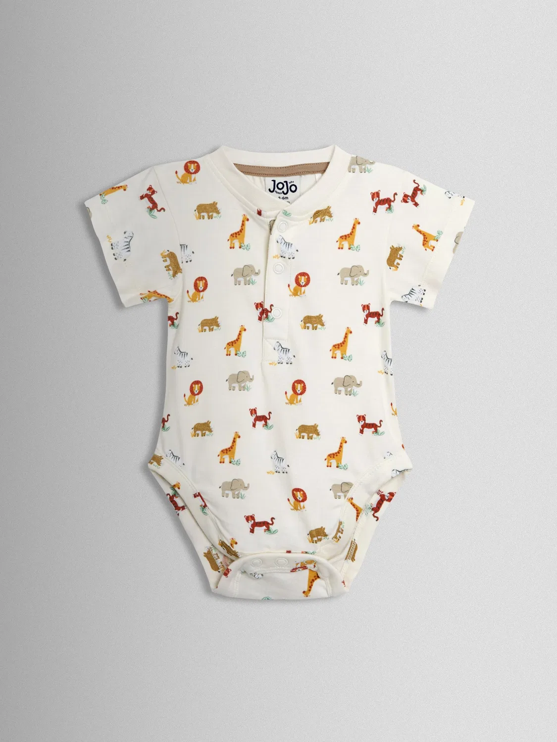 Боди с коротким рукавом, 2 шт. Jojo Maman Bébé, натуральный — фото 2