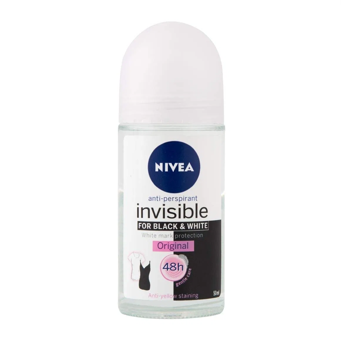 Дезодорант-антиперспирант NIVEA Invisible for Black & White, набор 6×50 мл