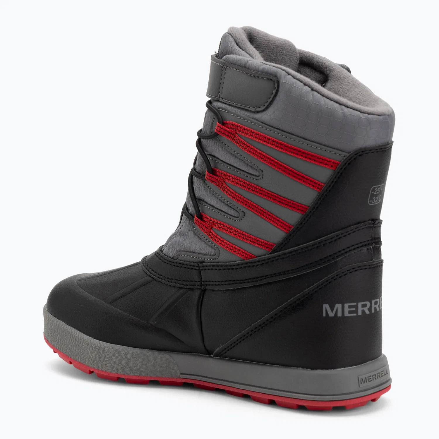 Детские снежные ботинки с высоким голенищем Merrell Snow Bank 5.0 WP, Schwarz — фото 3