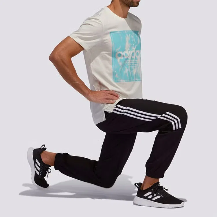 Штаны спортивные с лампасами Adidas, черный — фото 3