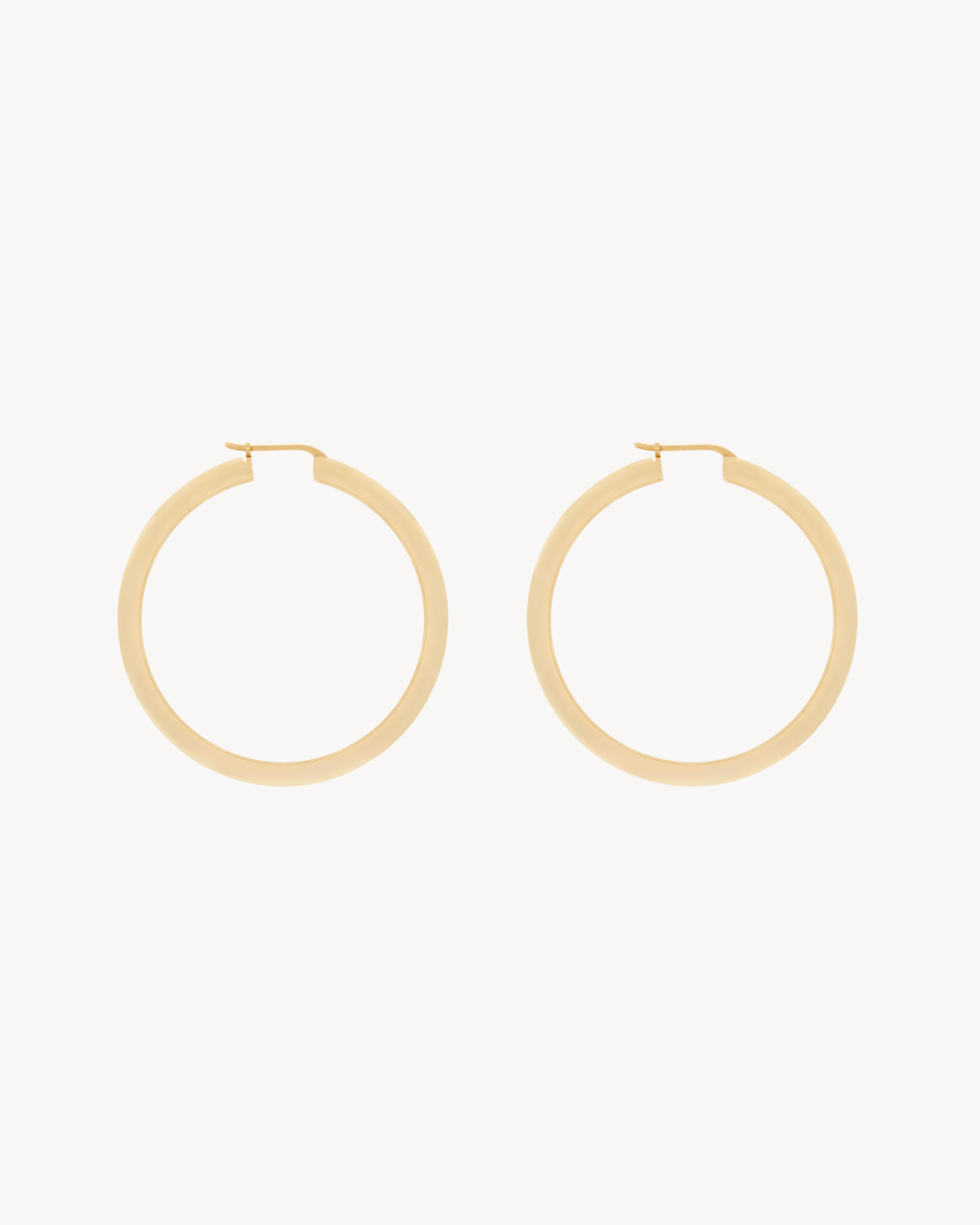 

Серьги-кольца из металла Saint Laurent, золото