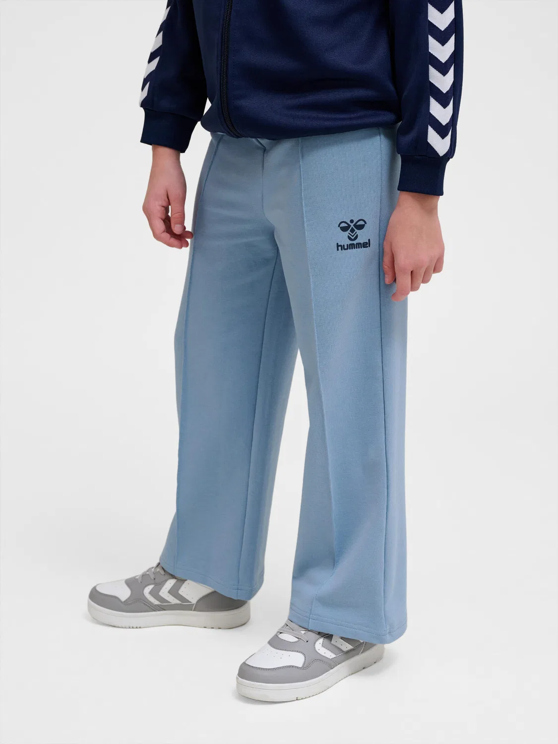 Детские спортивные штаны с принтом Hmlhixi Hummel, Blau Wolkiges Blau