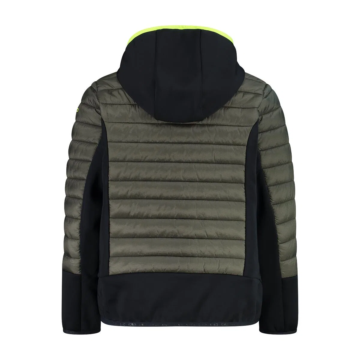 Детская гибридная куртка для мальчиков KID JACKET HYBRID FIX HOOD Cmp, Olivgrun Silbergrun — фото 2