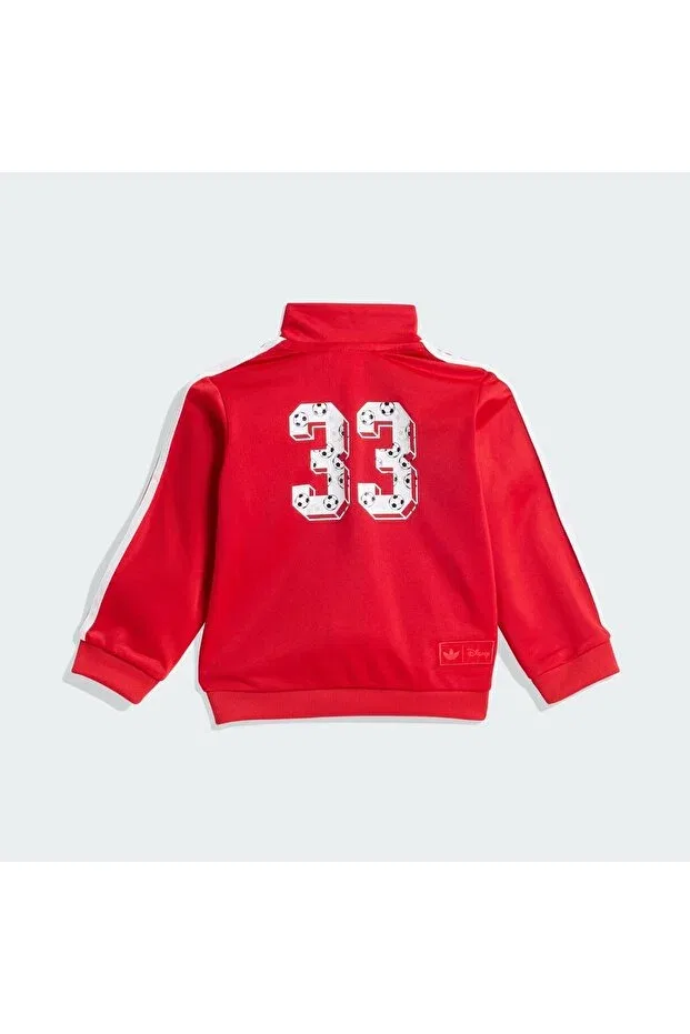 Детский спортивный комплект с принтом Disney Firebird Adidas, Красный — фото 3