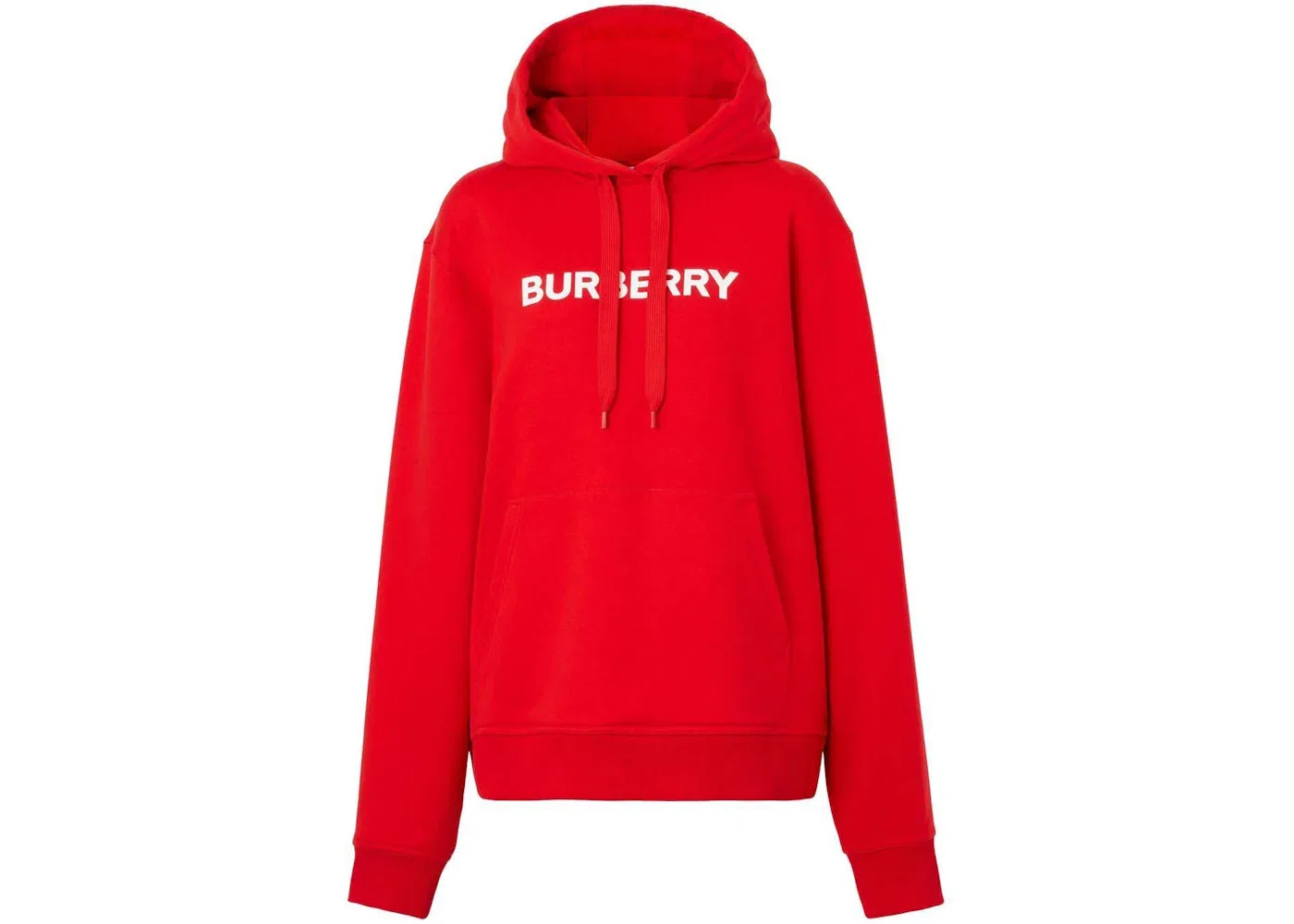Женский худи с принтом Burberry Hoodie, Красный