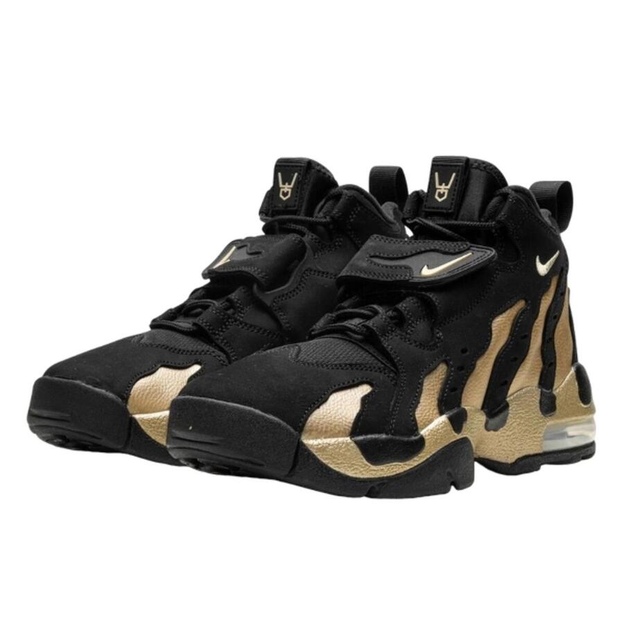 NIKE Кроссовки Air DT Max '96 Black Vegas Gold — фото 2