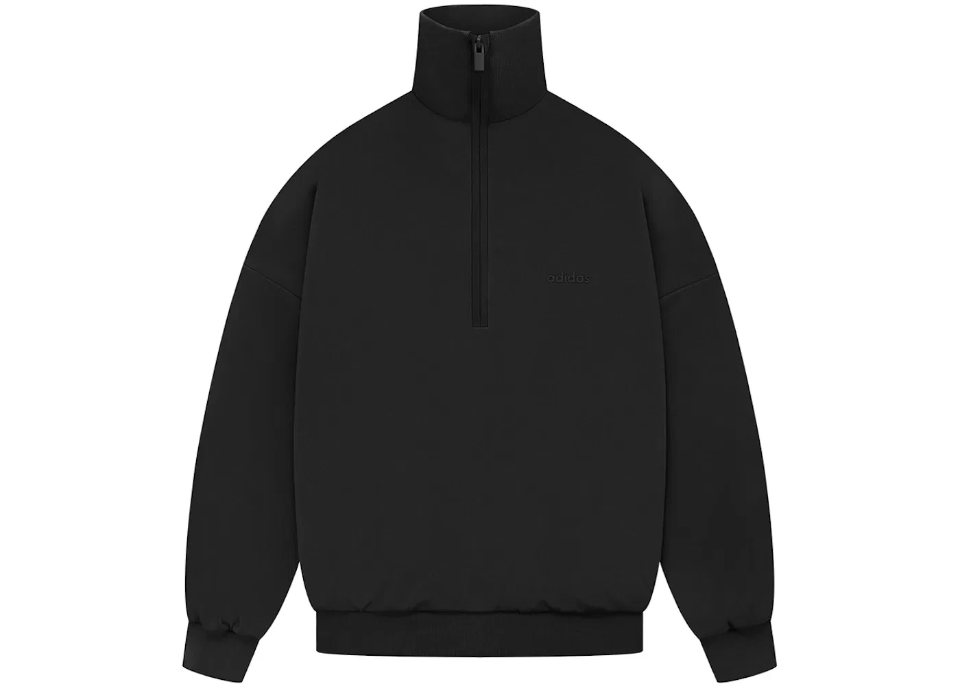 Мужской полузамок пуловер из трикотажа Fear of God Athletics Tricot, Black