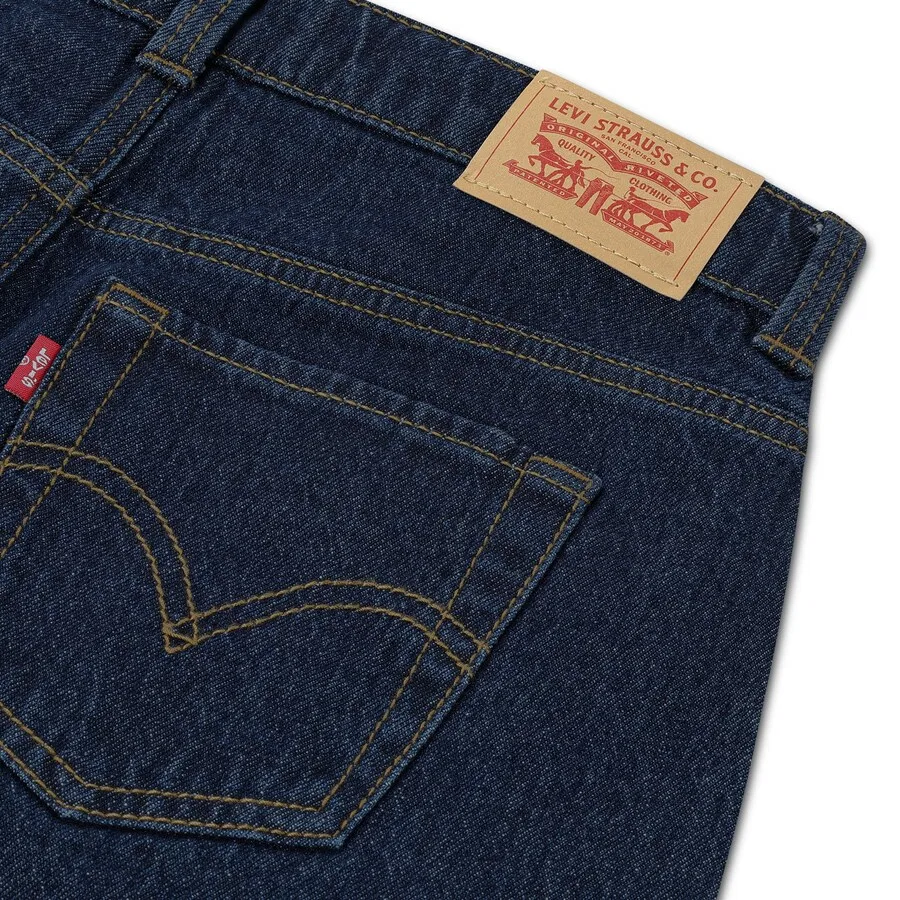 Детские джинсы Levi's Kids Boot cut темно-синего цвета — фото 3