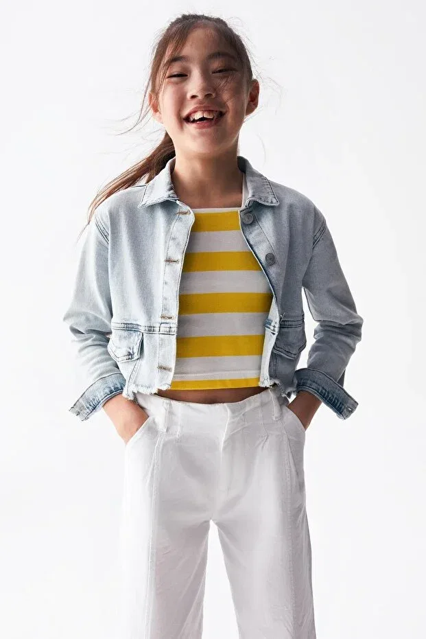 Детская куртка для девочек с длинным рукавом Nk Kids, Blue