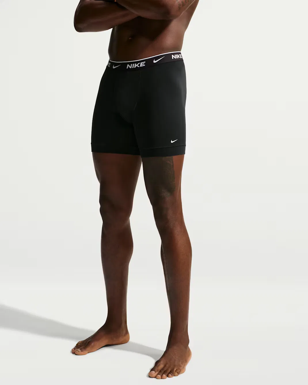 Мужские боксеры Dri-FIT Nike Essential Cotton Stretch, Black — фото 2