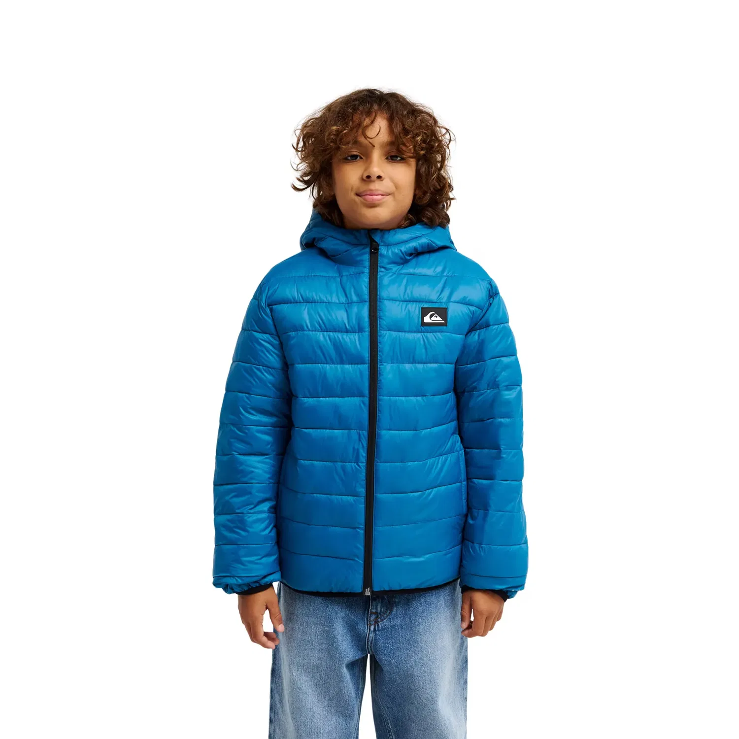 Детская куртка для мальчиков утепленная Scaly Reversible Quiksilver, Negro