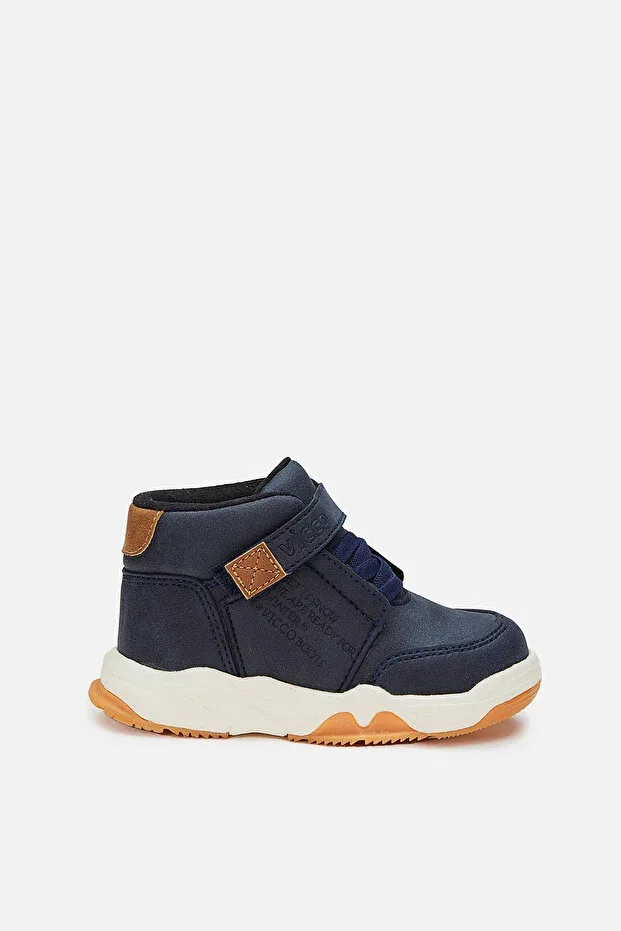 Детские ботинки для девочек на липучке Alaska ii Vicco, Navy Blue