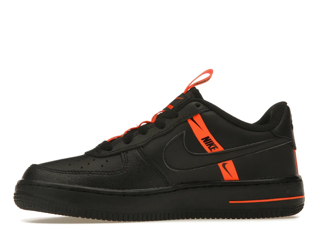 Детские кроссовки Lifestyle Nike Air Force 1 Low LV8 KSA, Black/Total Orange/Black — фото 3