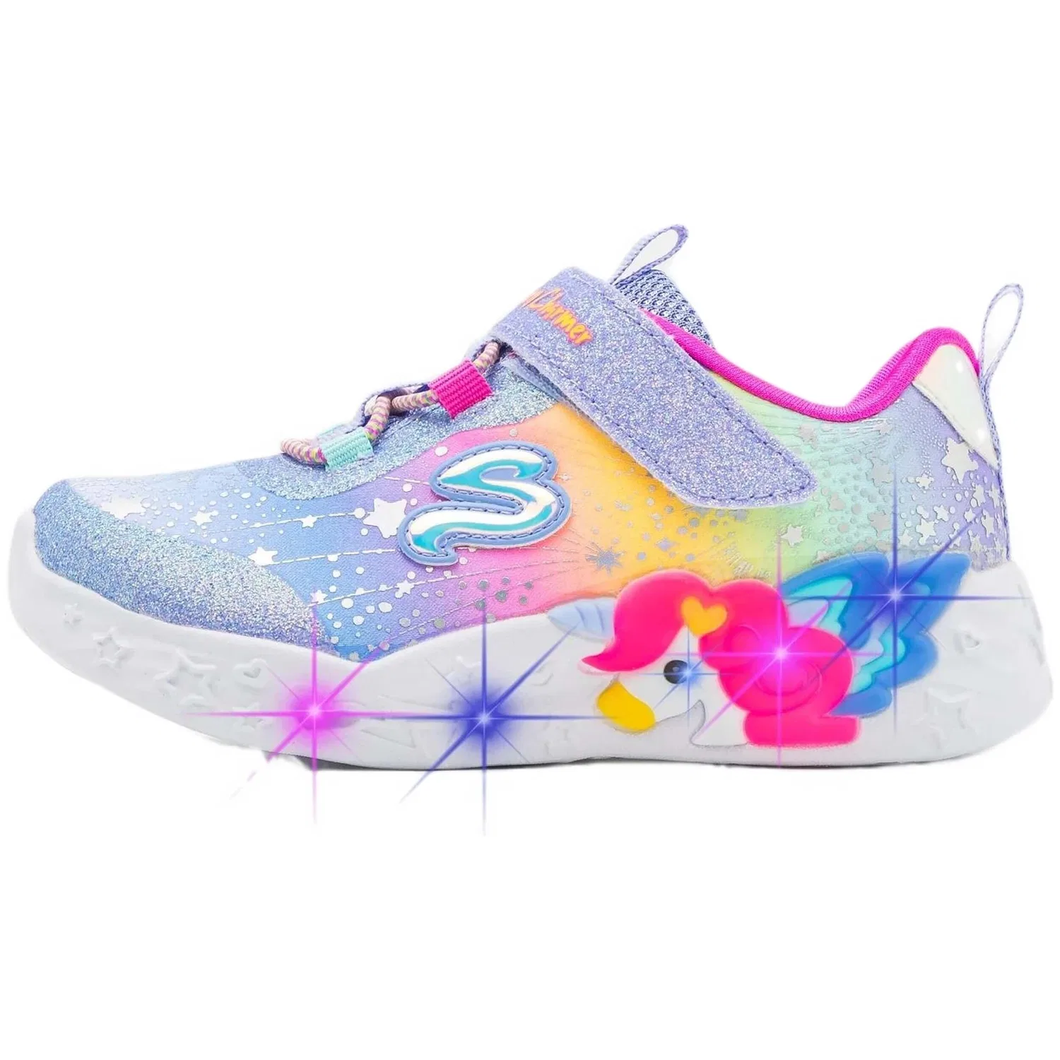 Детские кроссовки с разноцветным дизайном Skechers 302681N, цвет Bunt