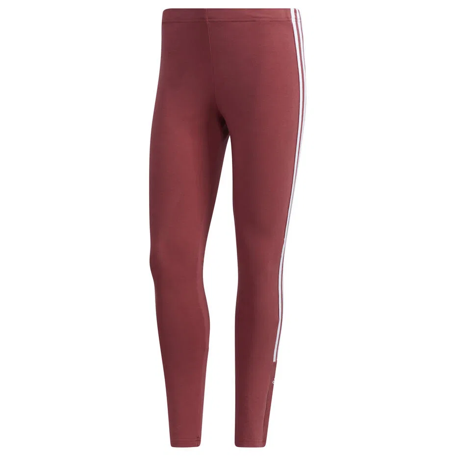 Женские леггинсы с высокой талией Adidas W New A 78 TIG, Rot Schwarz — фото 2